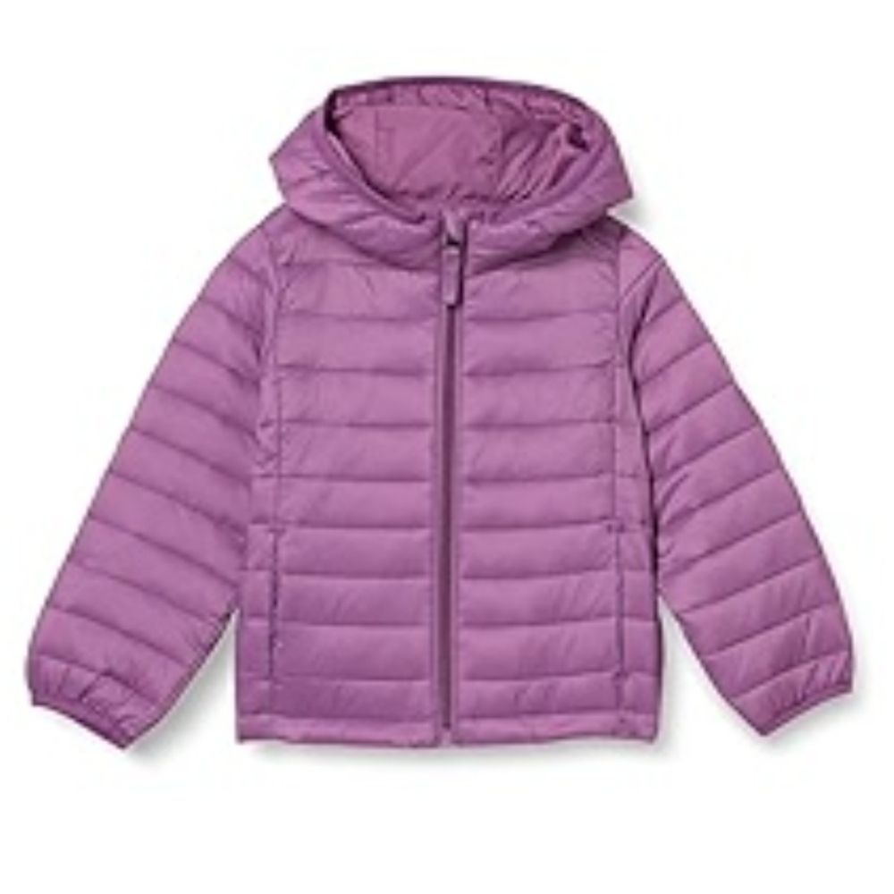 Amazon Essentials Pink Puffer Jacket